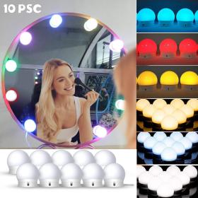 Chende Lampe Miroir RGB 10 psc mural Hollywood style
