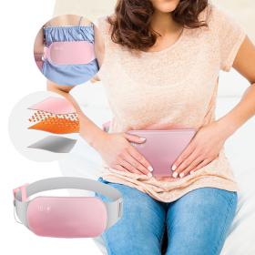 Ceinture Vibromasseur chauffant pour les douleurs menstruelles حزام هزاز ساخن لتسكين آلام الدورة الشهرية
